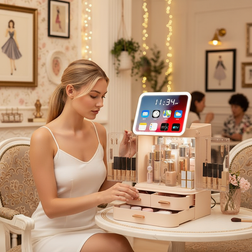 Boîte de rangement à écran LED